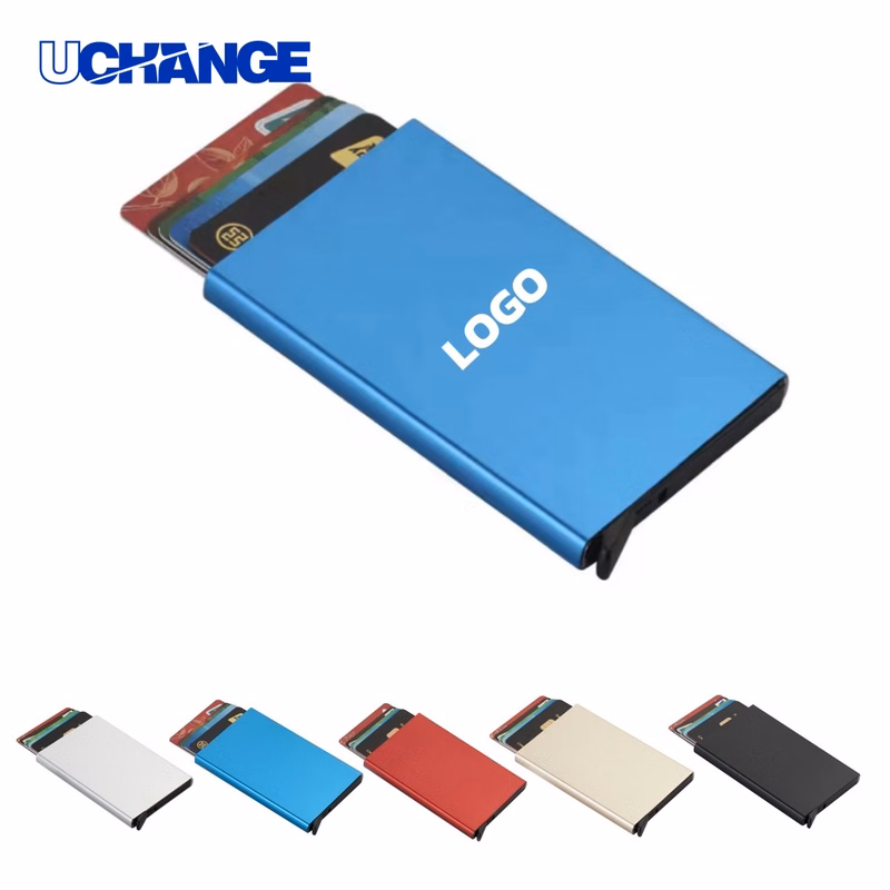 Aluminum Pop-Up Card Holder