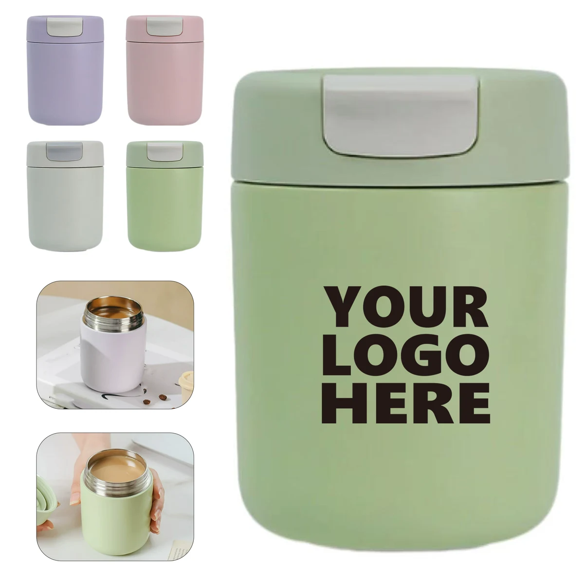 10 Ounce Insulated Mug with Matching Lid 1