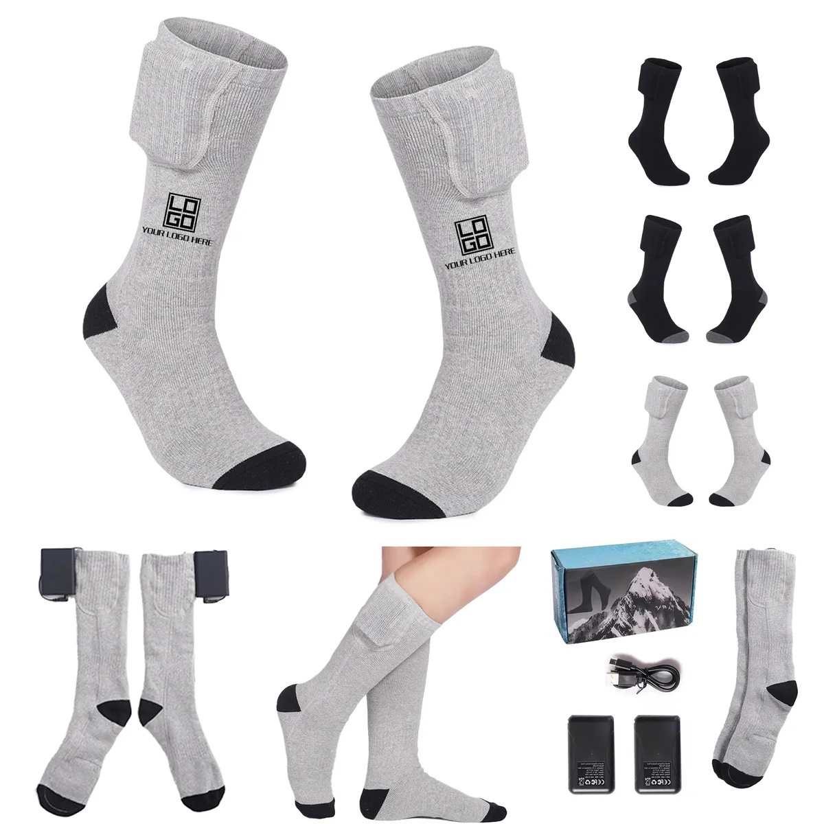Electric Heated Socks for Outdoor Activities 1