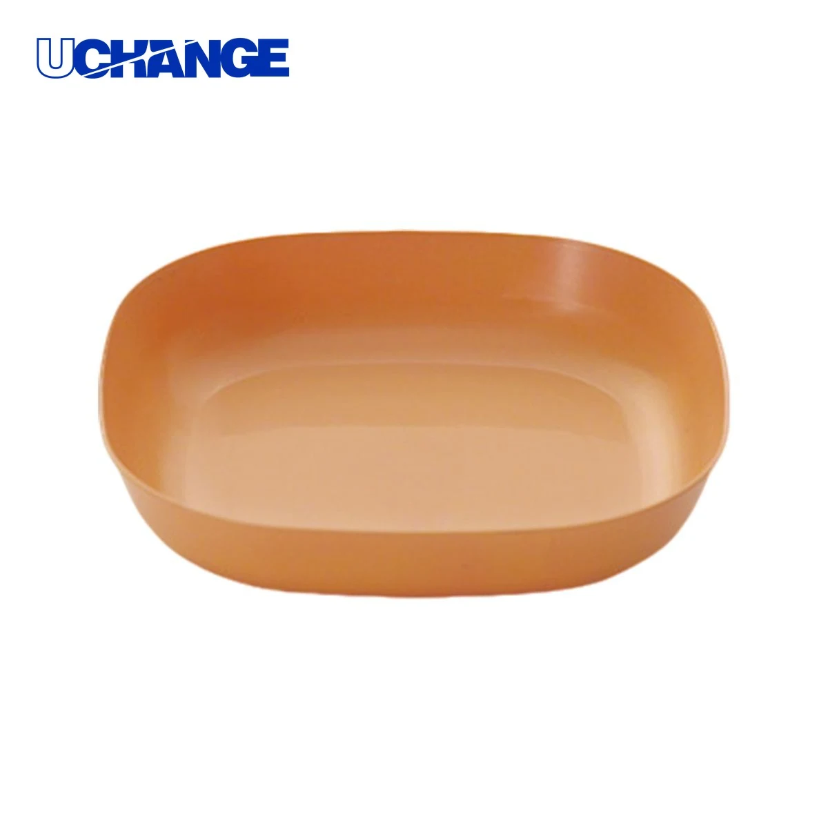 Wheat Fiber Dessert Plate 6" Round with Space Saving Edge 1