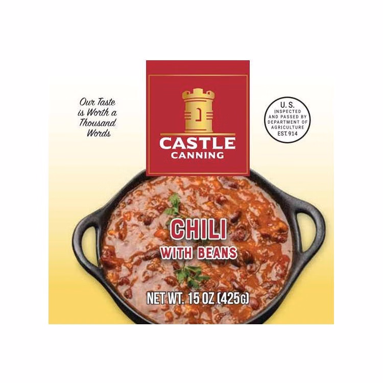 Canned Chili with Beans - Full Pallet