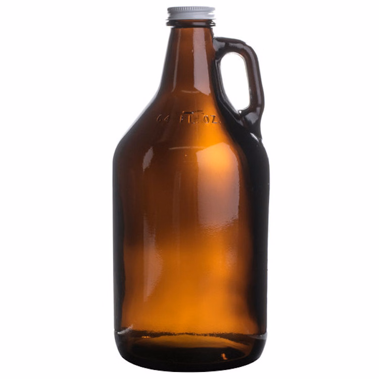 32 oz Amber Mini Growler
