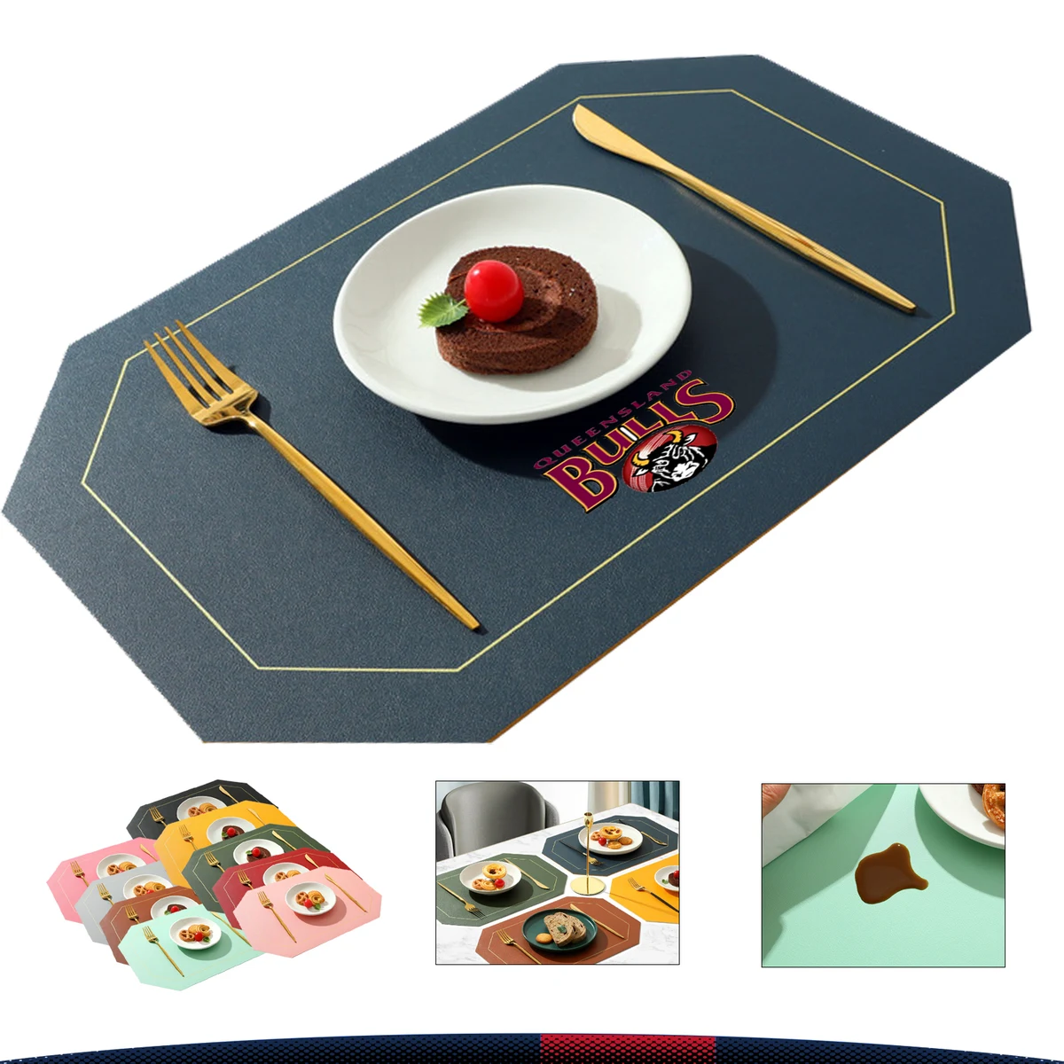 Polygon PVC Tabel mat 1