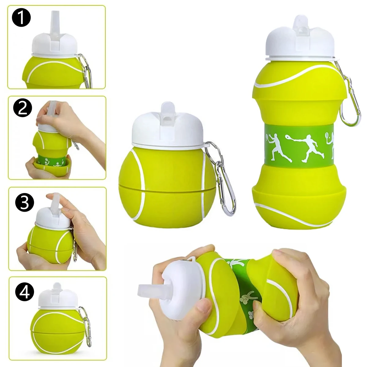 Collapsible 19Oz Silicone Bottle 1