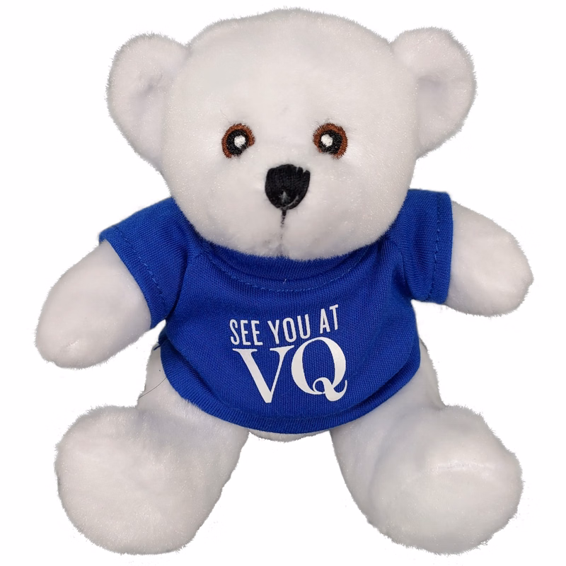 6" Sitting Polar Bear Beanie
