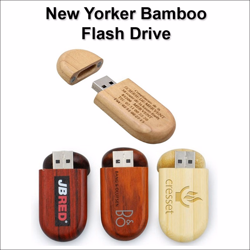 New Yorker Bamboo Flash Drive / USB - 32 GB