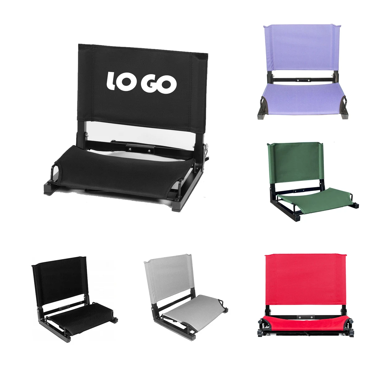 Portable Folding Bleacher Chair 1