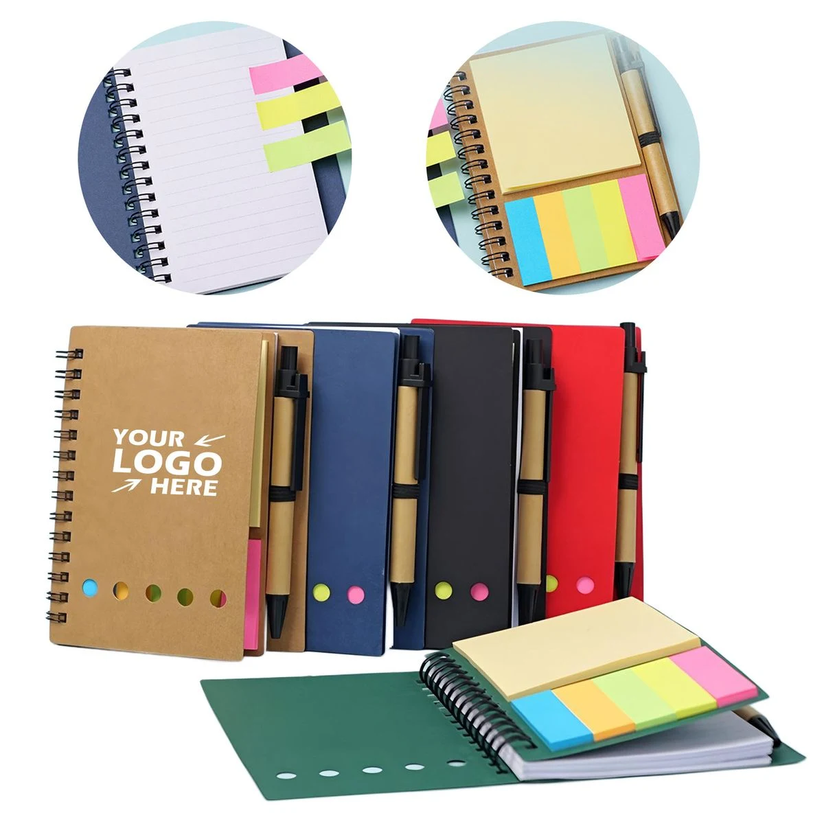 Custom Eco-Spiral Journal Set with Premium Branding Service 1