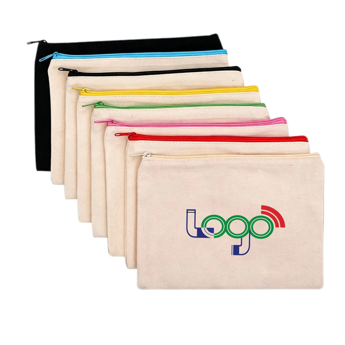 Canvas Zipper Pencil Pouch 1