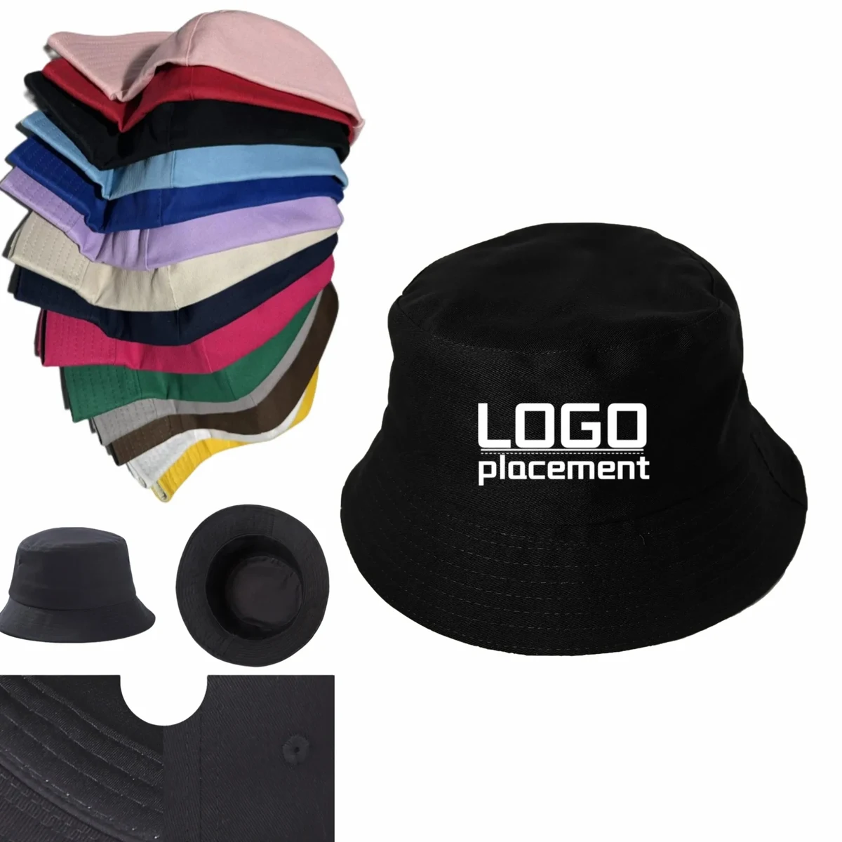 Custom-Logo UV-Protective Summer-Outdoor Bucket Hat 1