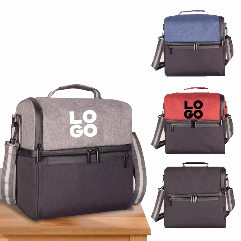 Dual Compartment Lunch Bag