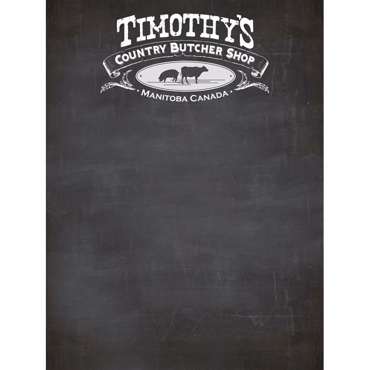 1/2" Frameless Wall Chalkboard - 36"w x 48"