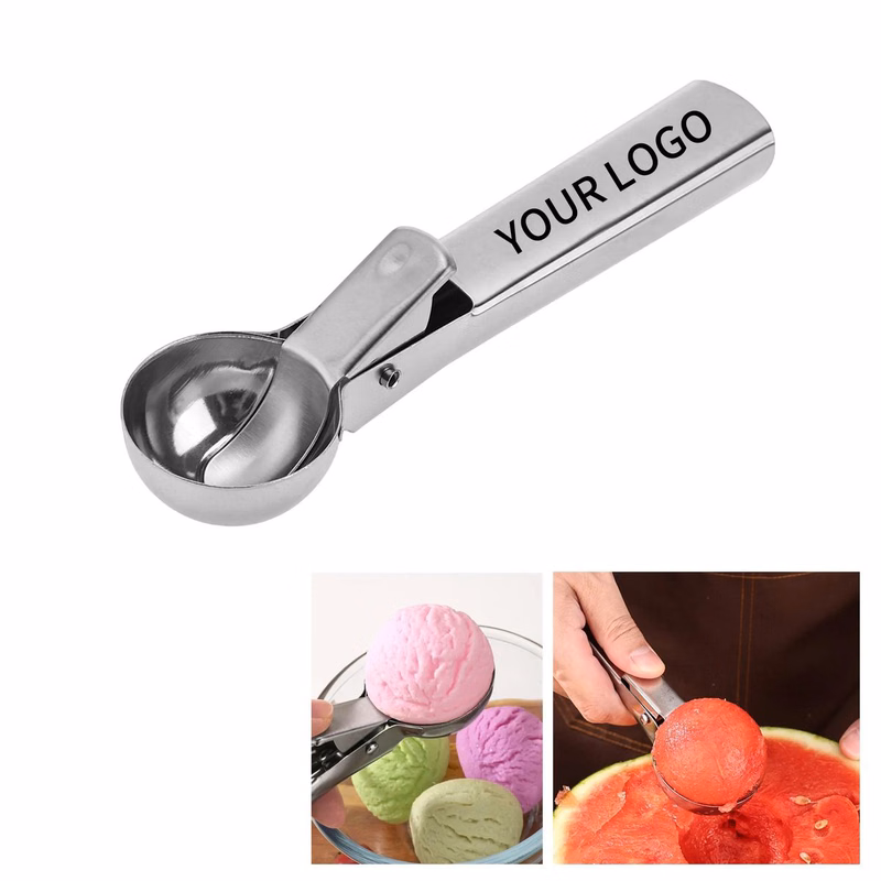 Stainless Steel Ice Cream Scoop for Frozen Desserts