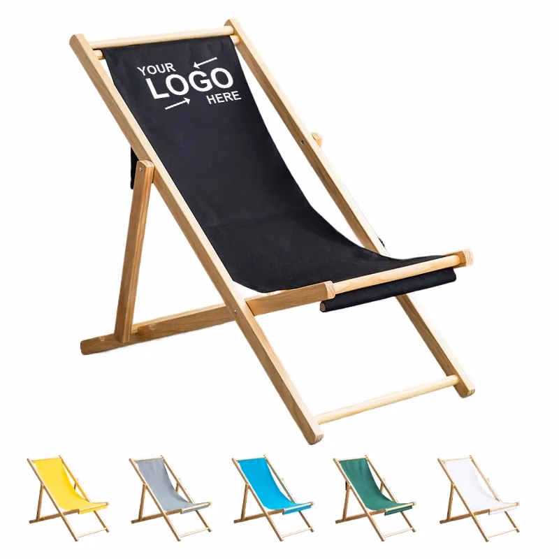 Patio Lounge Outdoor Beach Sling Reclining Chair