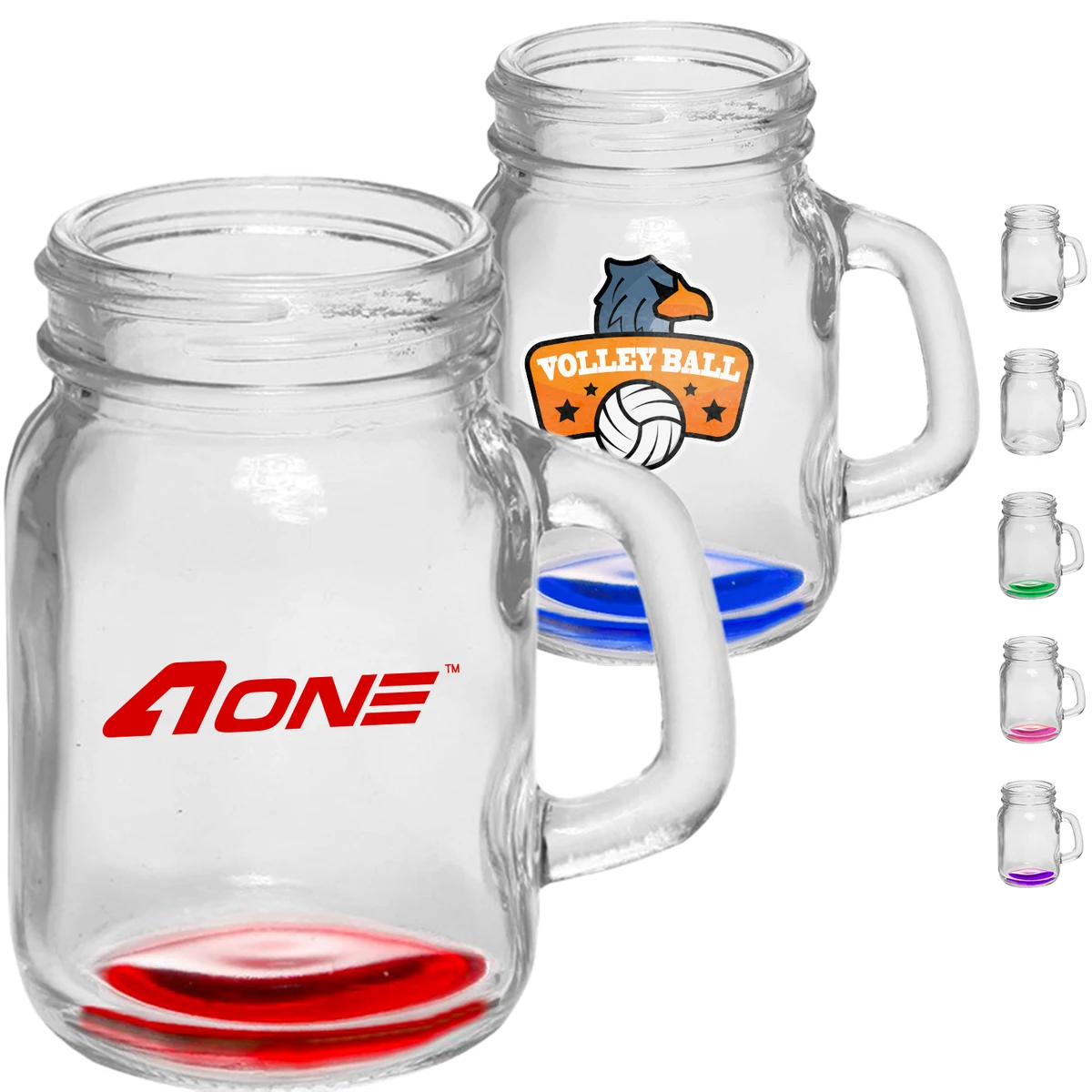 4.5 oz. Traditional Mason Jars Glasses 1