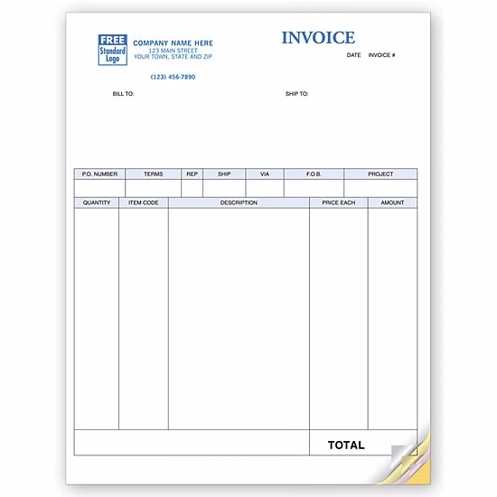Product Invoices, Laser, Classic