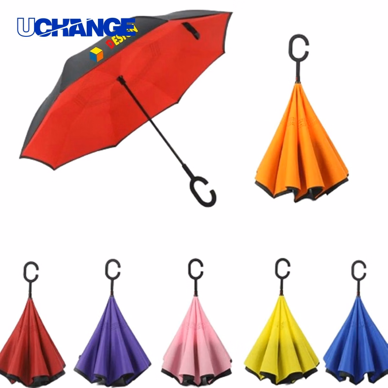Full Color Inverted Reverse Inside Out Umbrella for Branding