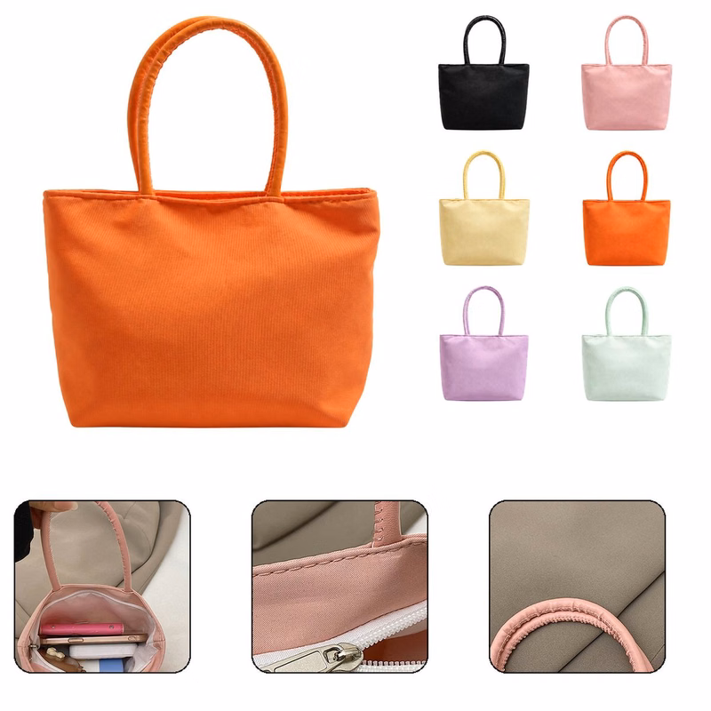 Lightweight Carry Candy Color Mini Handbag