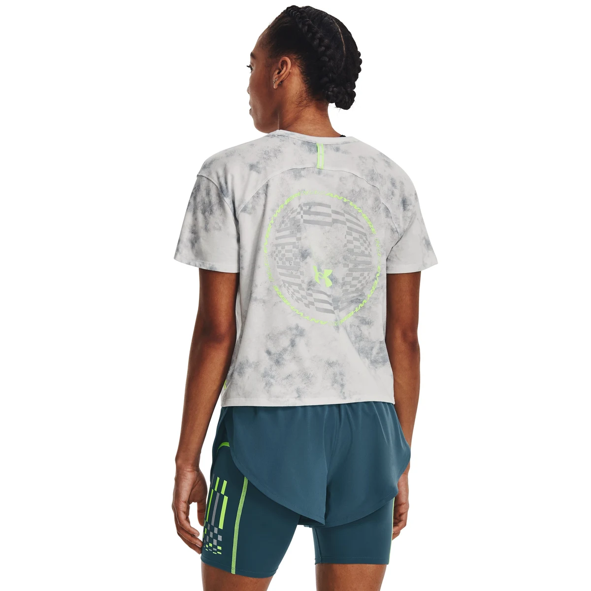 Women's UA Run Anywhere Graphic Short Sleeve 1