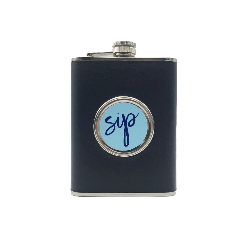 Stainless Steel Flask with Built-In Cup 1