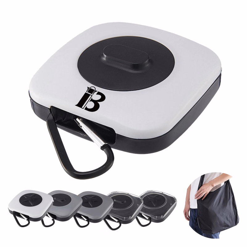 Fashion Collapsible Foldable Nylon Shopping Bag Case