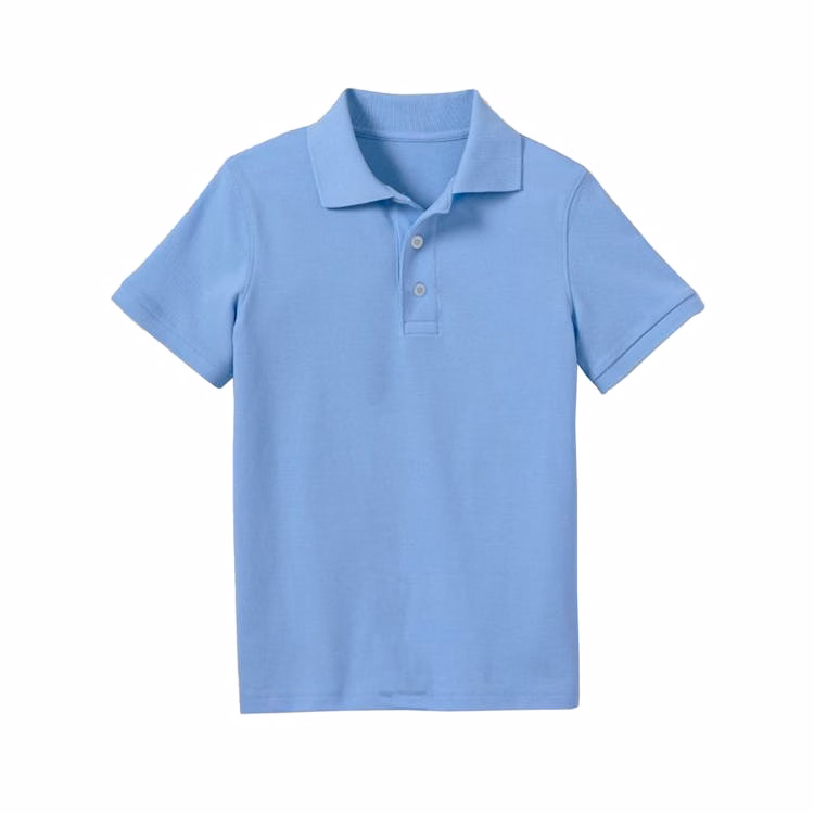 Uniform Polos - 2XL Light Blue Short Sleeve