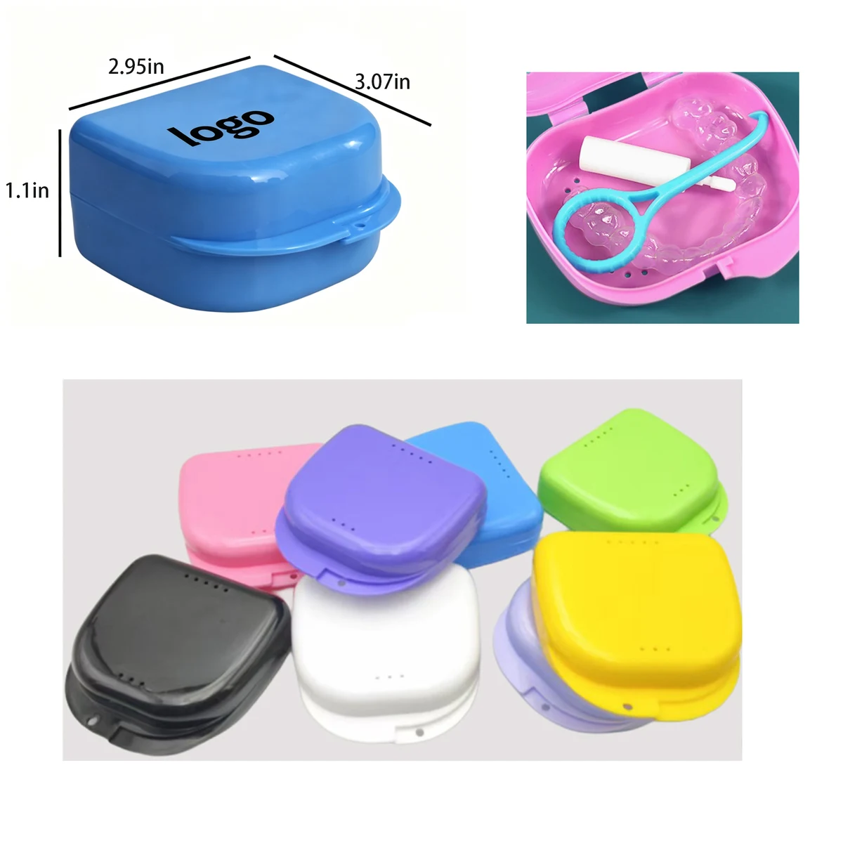 Dental Retainer Case With Vent Holes 1