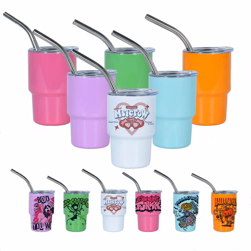 2 oz Mini Tumbler Shot Glass Stainless Cup