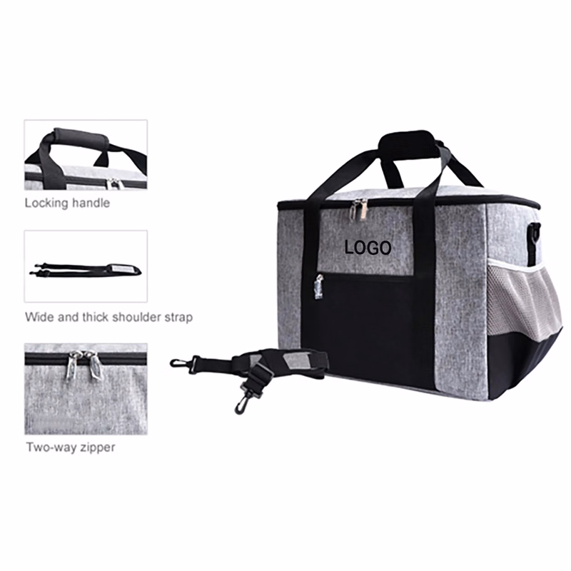 Portable Insulated Cooler Bag With Straps