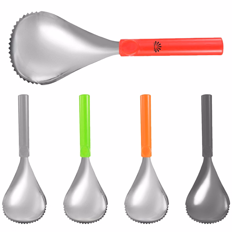 Efficient Custom-Logo Stainless Steel Pumpkin Scoop for Halloween Prep