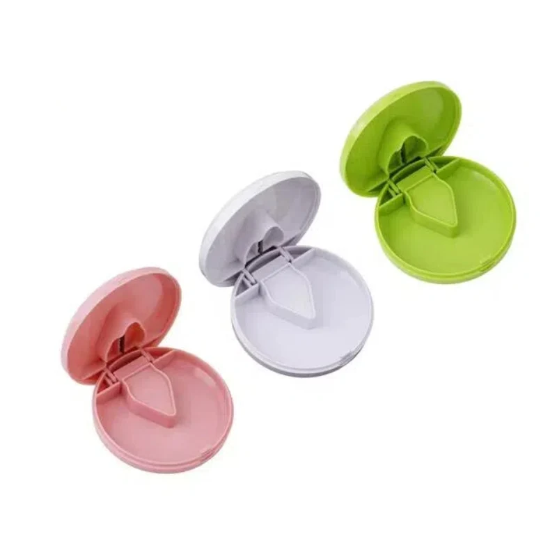 Tablets Travel Pill Case With Seal Division Medicine Grinding Splitter 1