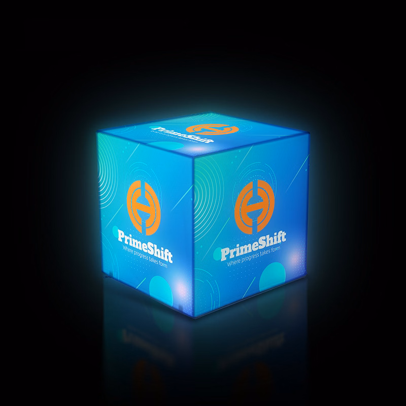 Lighted Cube Display - 20"x20" - Full Kit