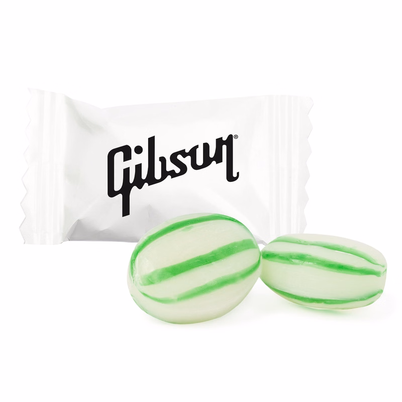 Flavor Burst Green Striped Spearmint Candies