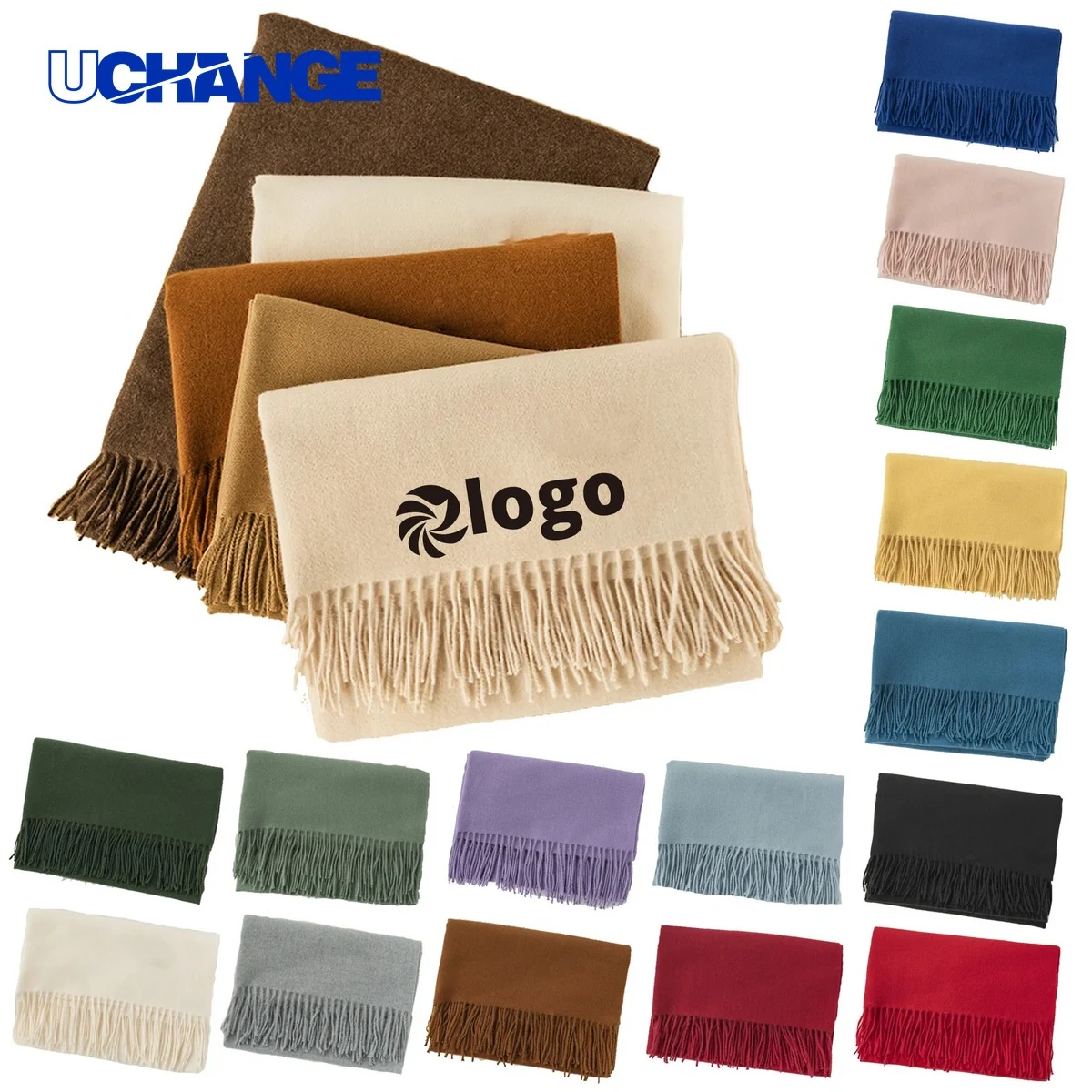 Faux Cashmere Shawl Scarf 1