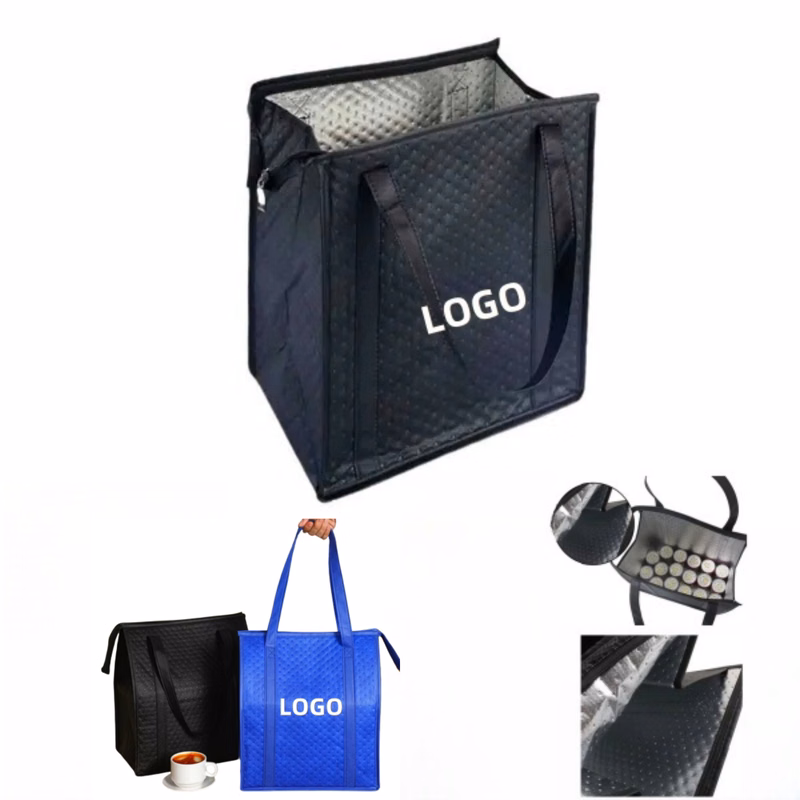 Zipper Insulated Lunch Tote Bags