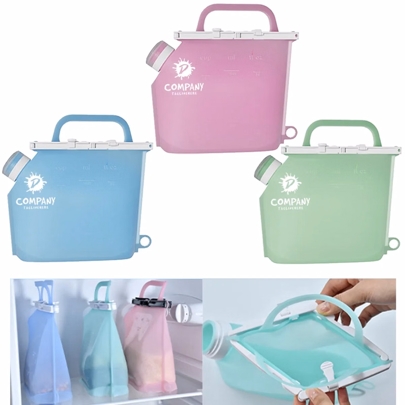 Reusable Leakproof Silicone Storage Food Container Bags