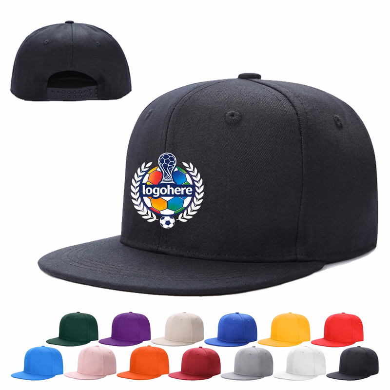 MOQ 10 Cotton Snapback Cap with Moisture Management
