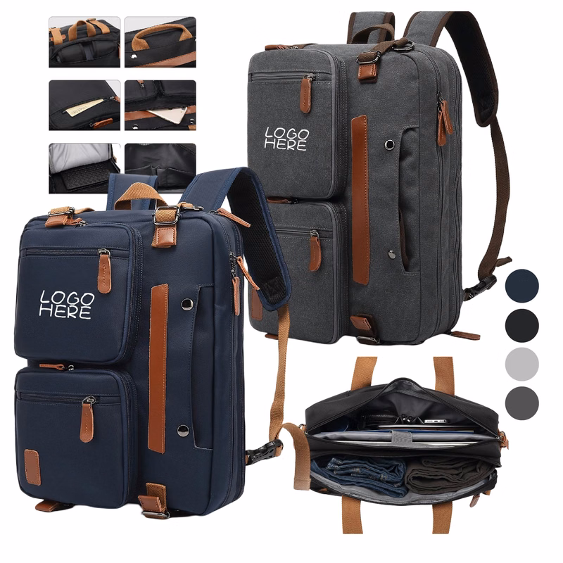 Convertible Laptop Backpack with USB Charging Port