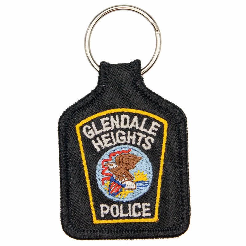 Embroidered Keytag Keychain (2")