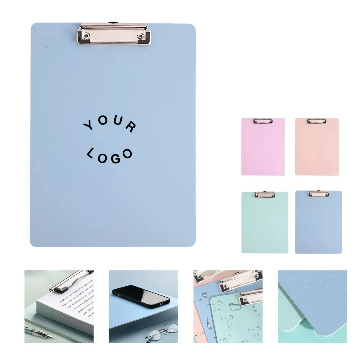 High-Gloss Plastic Clipboard with Firm Grip 1