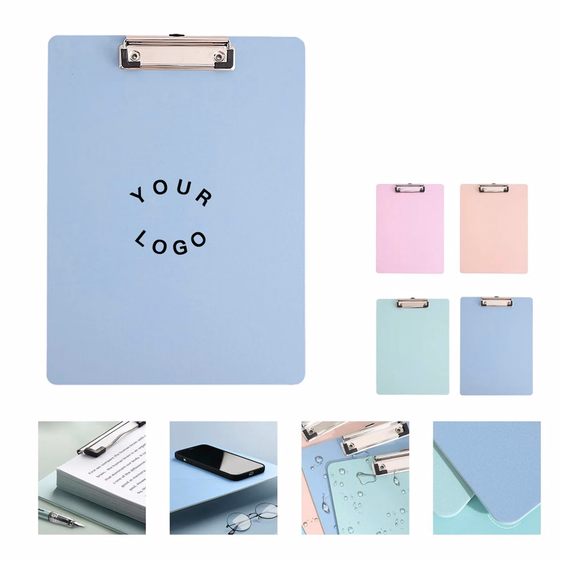 High-Gloss Plastic Clipboard with Firm Grip