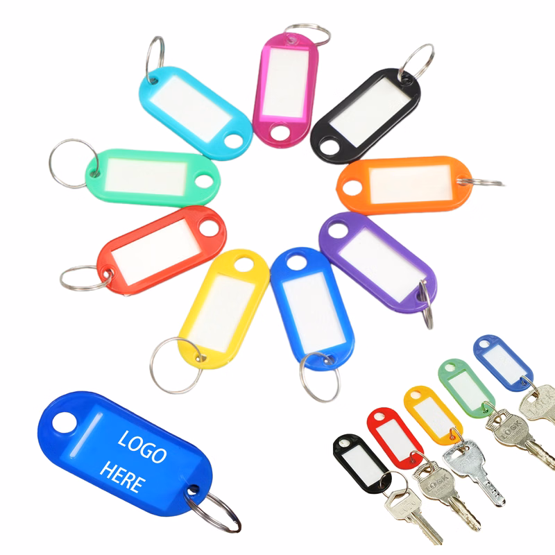 Plastic Marked Keychain Luggage Tag