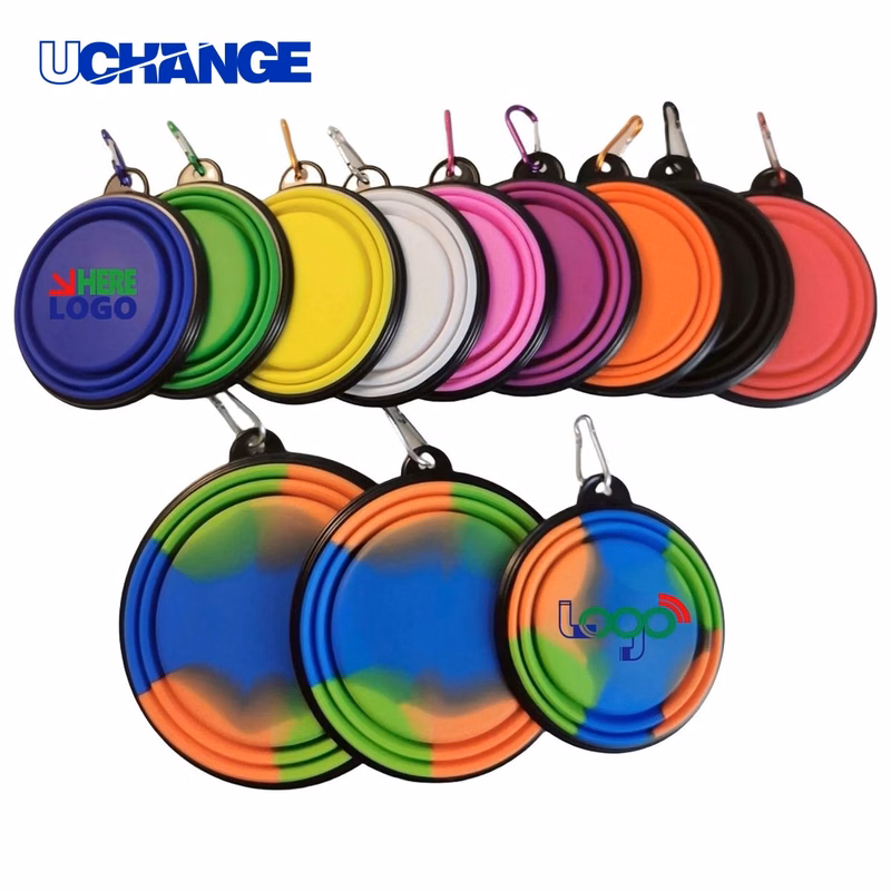 Full Color Foldable Pet Dog Bowl