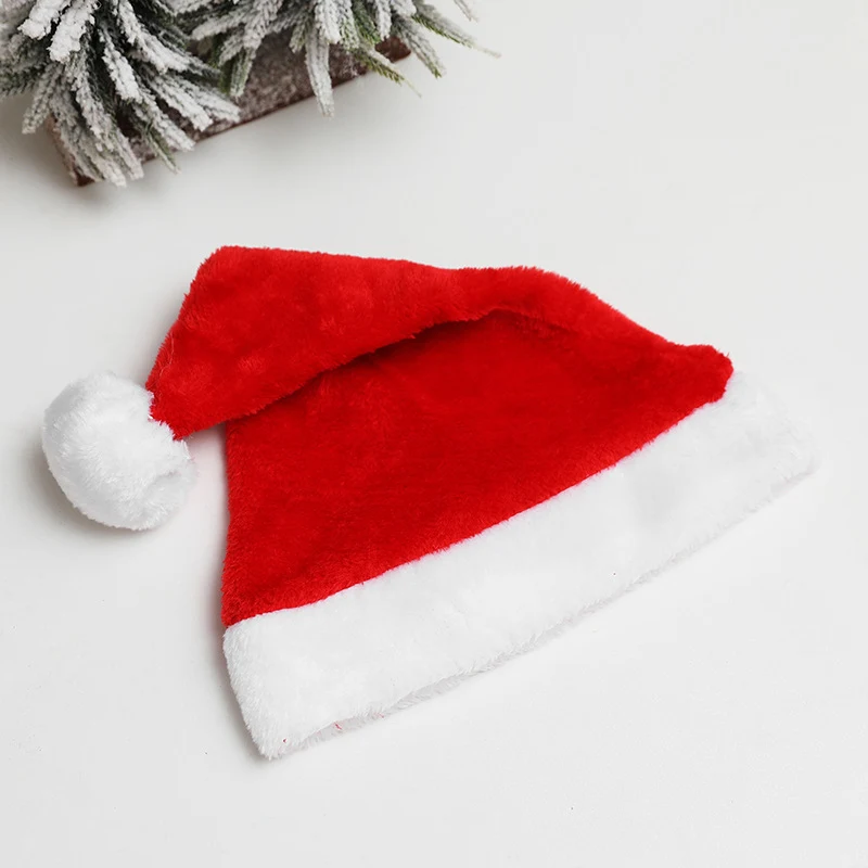 Adult Plush Santa Christmas Hats 1