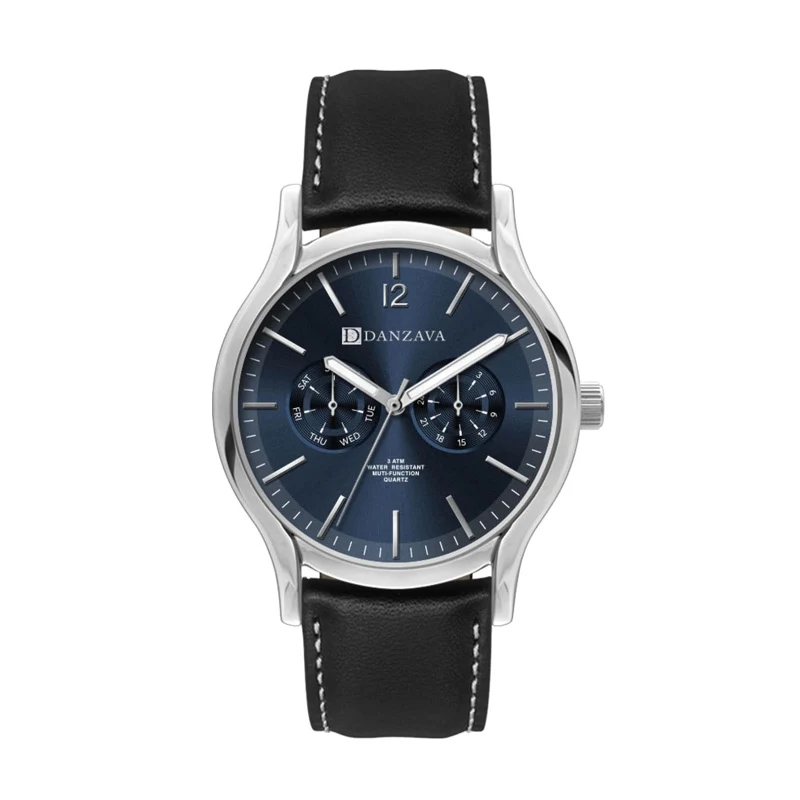 39MM, SILVER METAL CASE, MULTIFUNCTION MVT 1