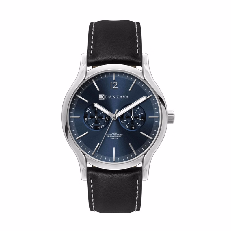 39MM, SILVER METAL CASE, MULTIFUNCTION MVT