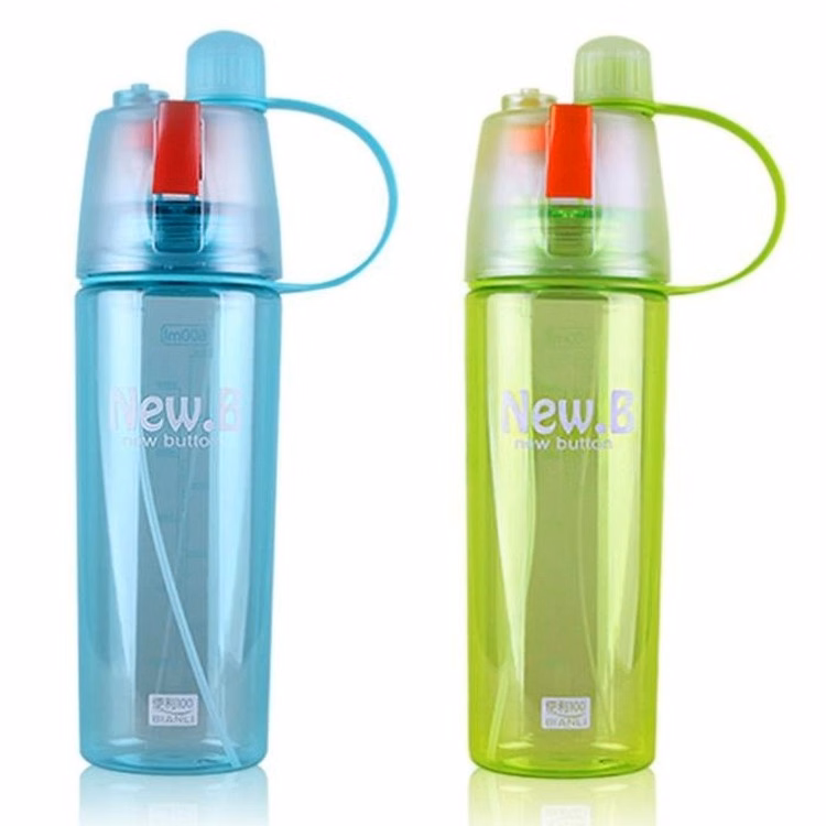 Creative Gift Water Spray Bottle , Plastci Drinking Sports Water Bottles