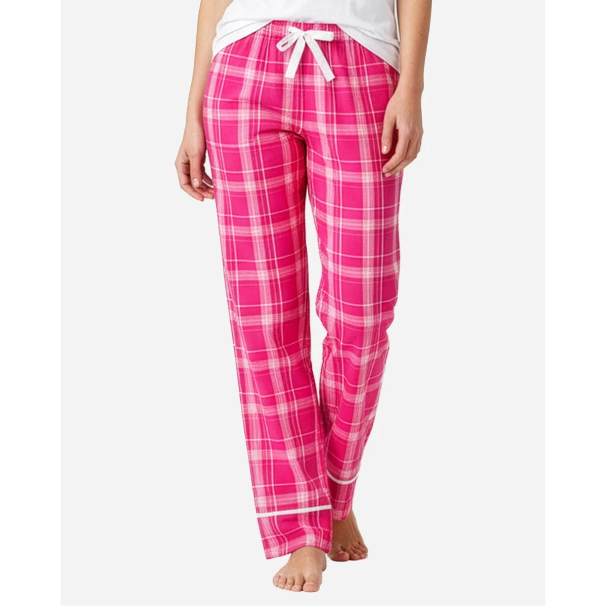 Women's Cuff Flannel Pants - BW6603 1