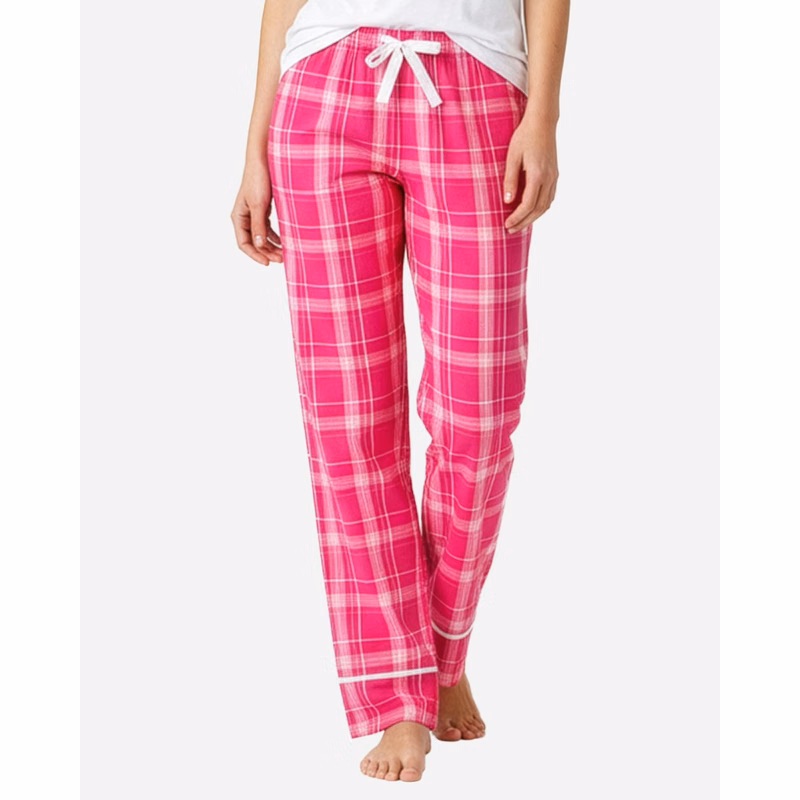 Women's Cuff Flannel Pants - BW6603