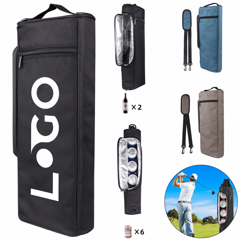 6 Can Insulated Golf Cooler Bag